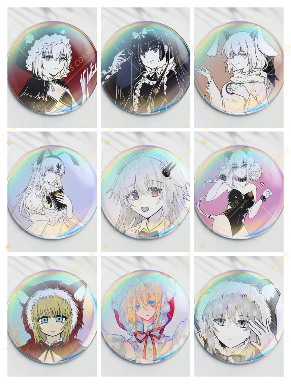 Pre-Order Blacksouls Multi-Character Badge