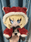 In Stock 20cm Blacksouls Red Hood Fumo Plush Doll.