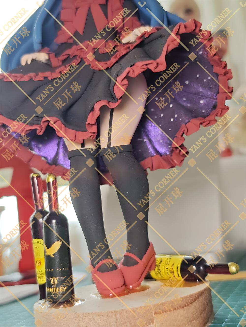 18cm Black Souls 2 Mabel Handmade Clay Model with Dust Cover