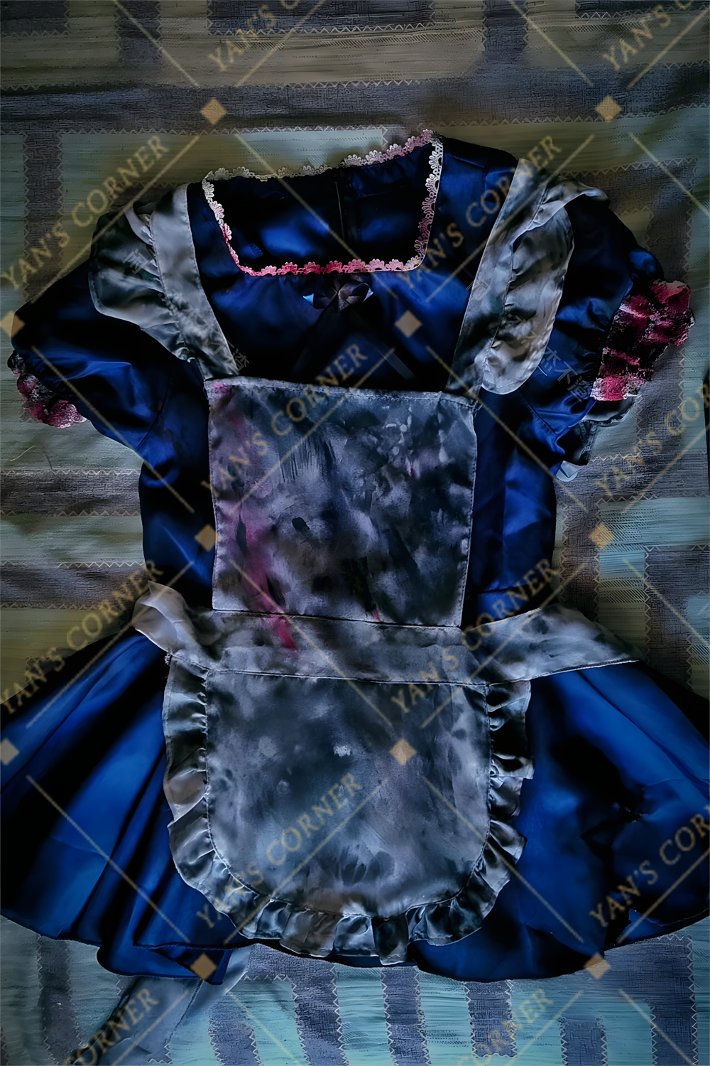 Custom Made Blacksouls2 Maid Victoria Crimson Theme Cosplay Full Set Of Clothing