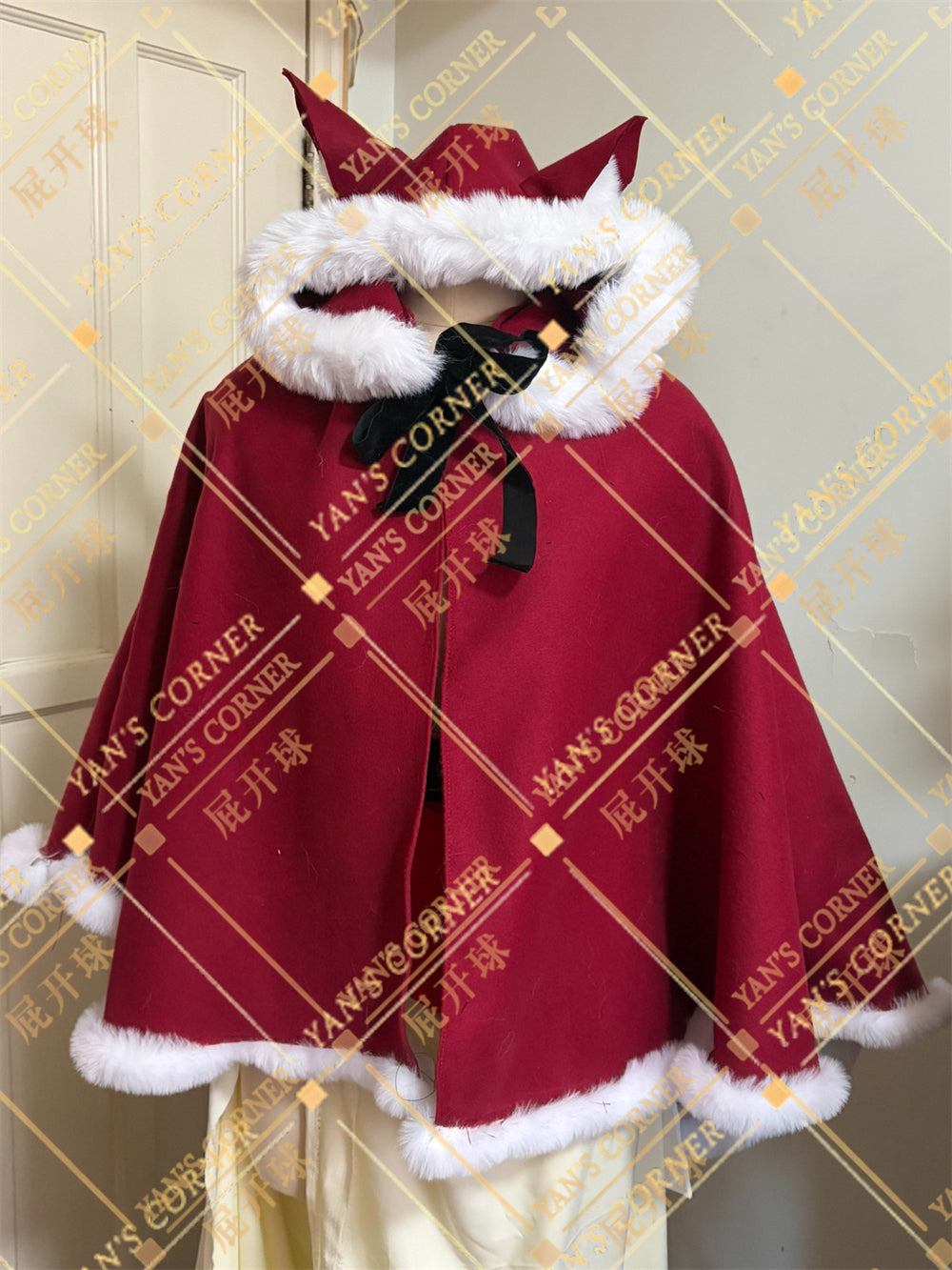 Custom Made Blacksouls2 Red Hood Cosplay Double-Sided Brushed Cashmere Cloak
