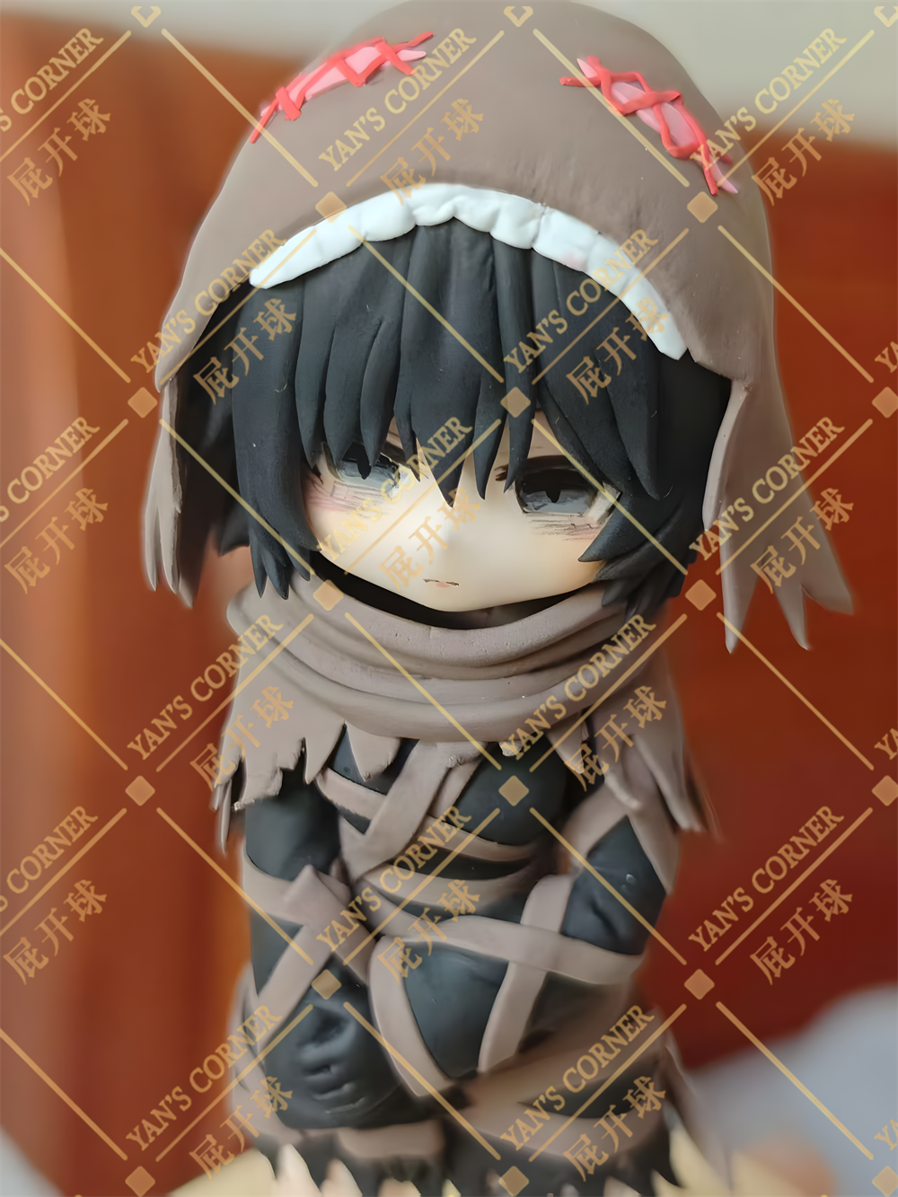18cm Black Souls 2 Miranda Handmade Clay Model with Dust Cover