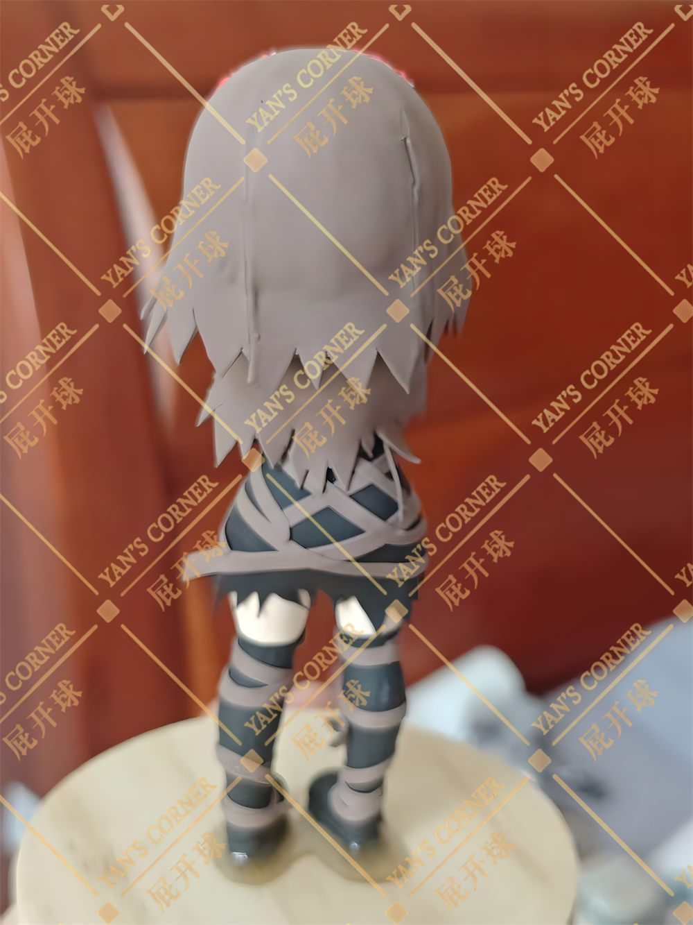 18cm Black Souls 2 Miranda Handmade Clay Model with Dust Cover