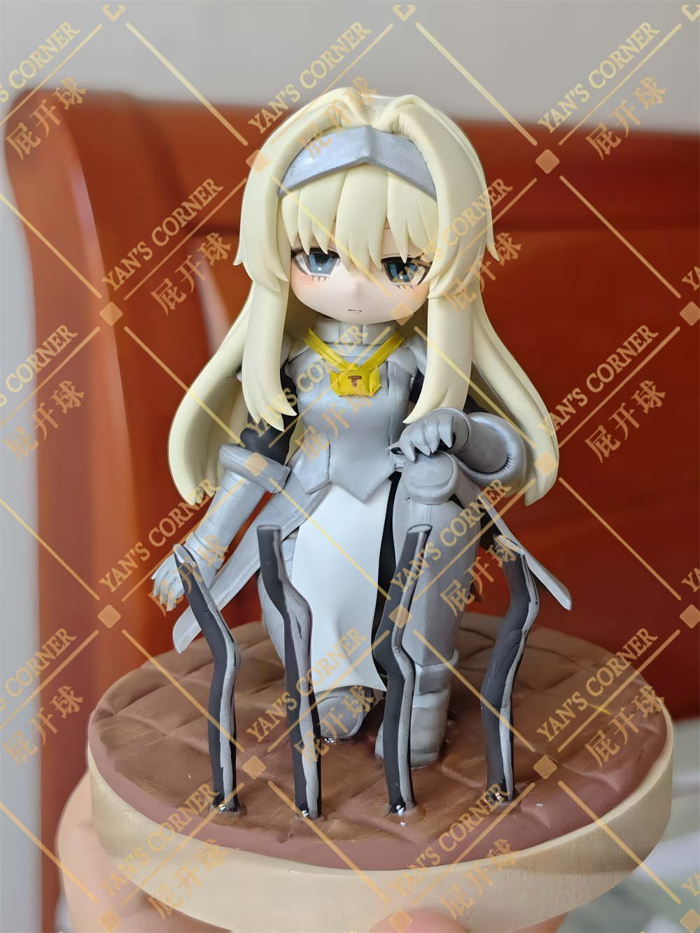 15cm Black Souls 2 Joan Of Arc Handmade Clay Model with Dust Cover
