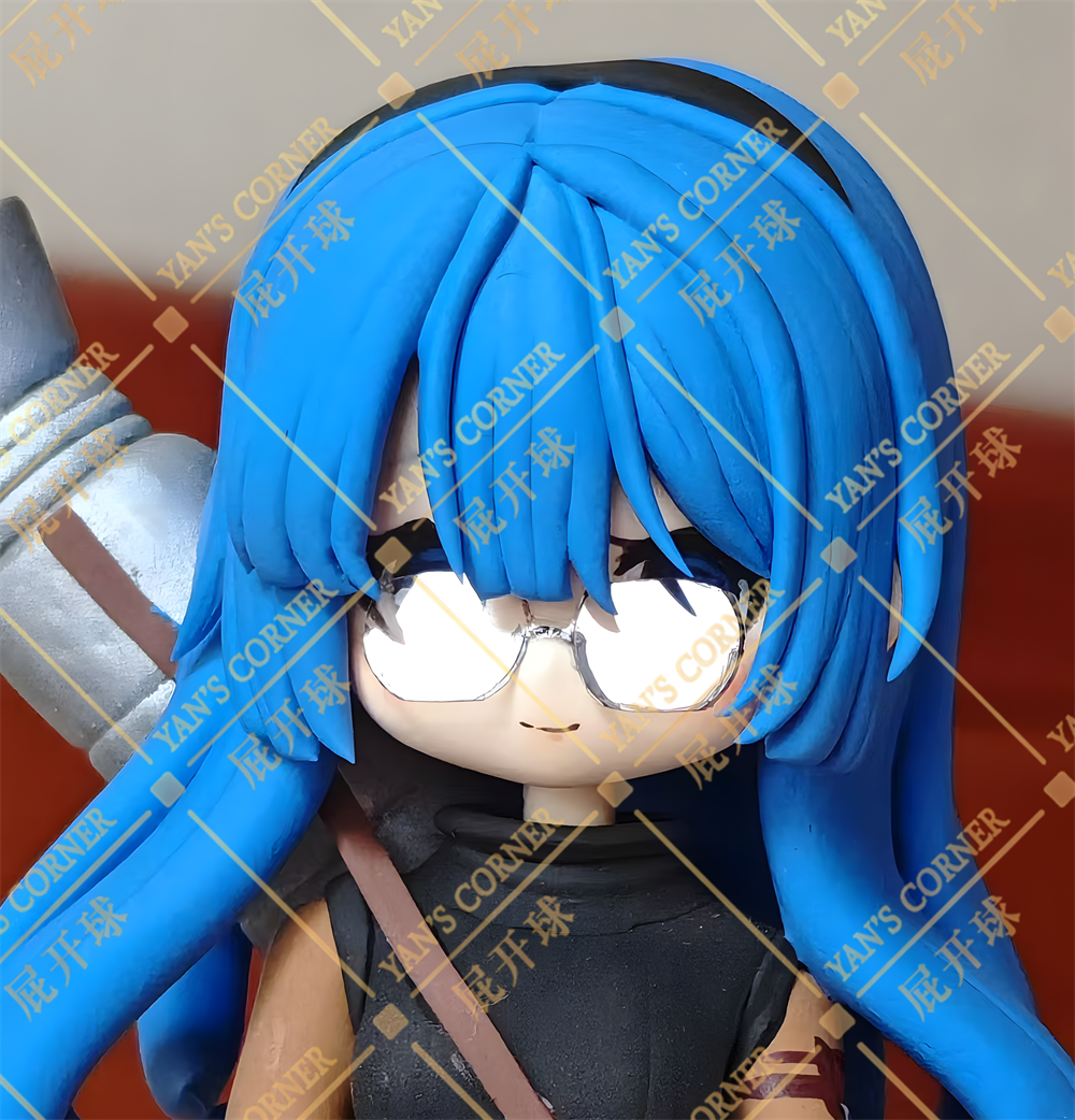 Rance Maria Custard 16cm Custom Handmade Clay Model
