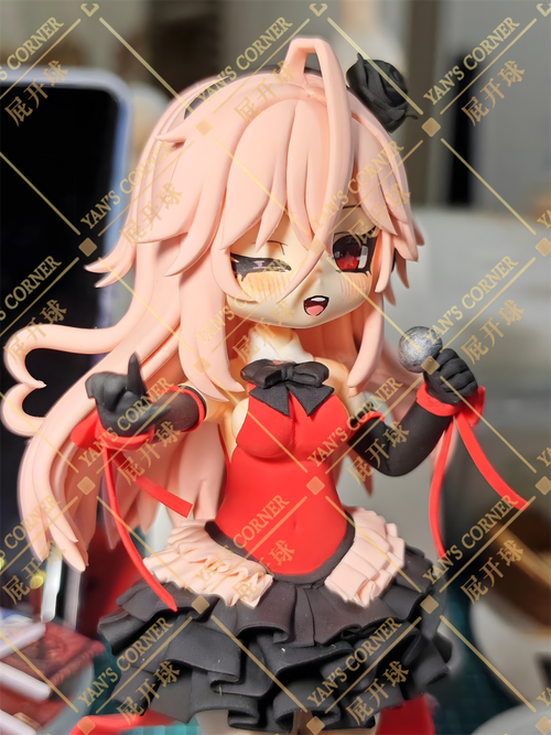 18cm Black Souls 2 Red Idol Pulikeite Handmade Clay Model with Dust Cover