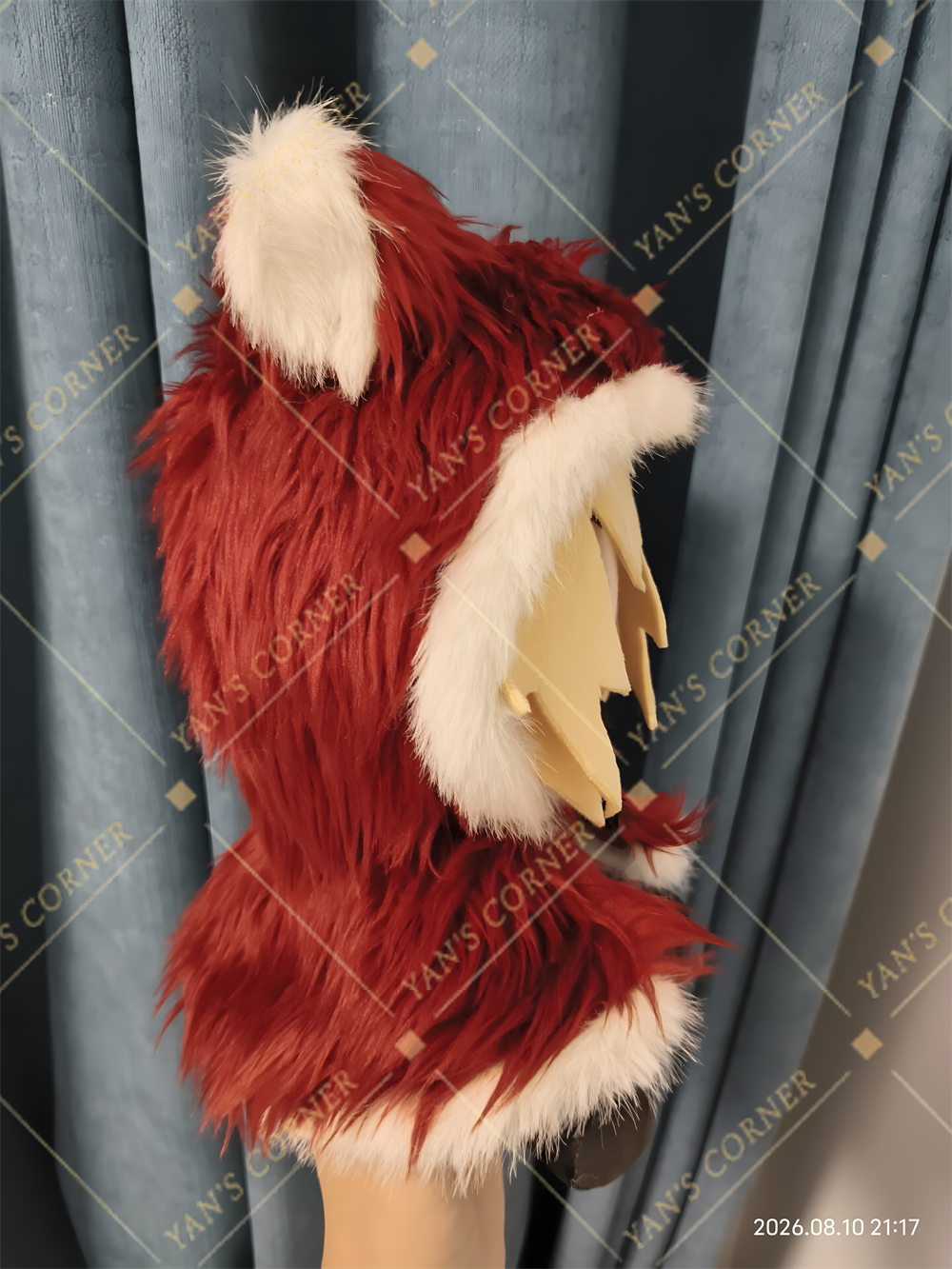 In Stock 20cm Blacksouls Red Hood Fumo Plush Doll.