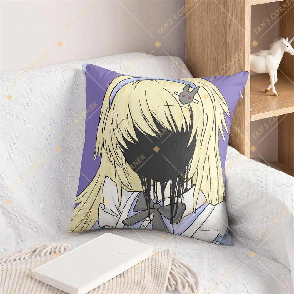 Blacksouls Square Cushion.