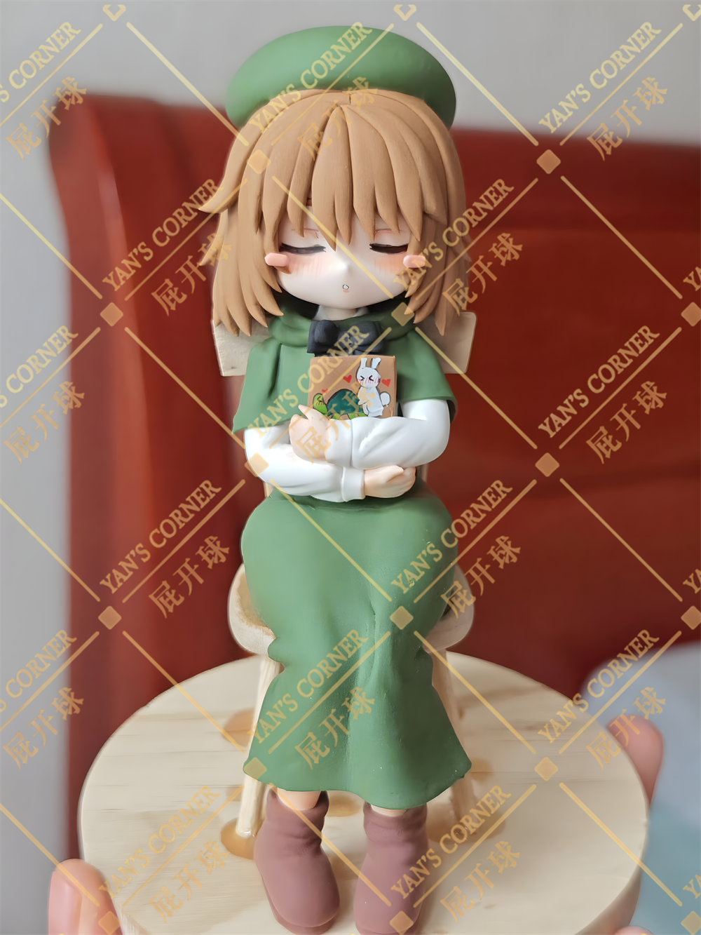 18cm Black Souls Ailuma Handmade Clay Model with Dust Cover