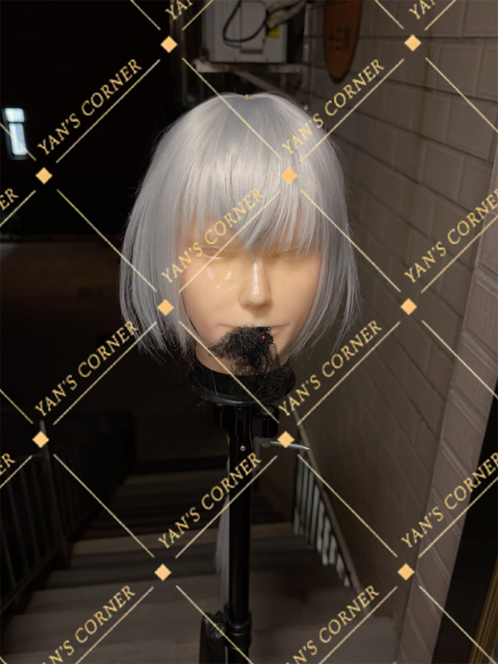 Custom Made Blacksouls2 White Rabbit Norden Cosplay Set Including Wig And Props