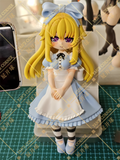16cm Black Souls Alice Handmade Clay Model With Dust Cover