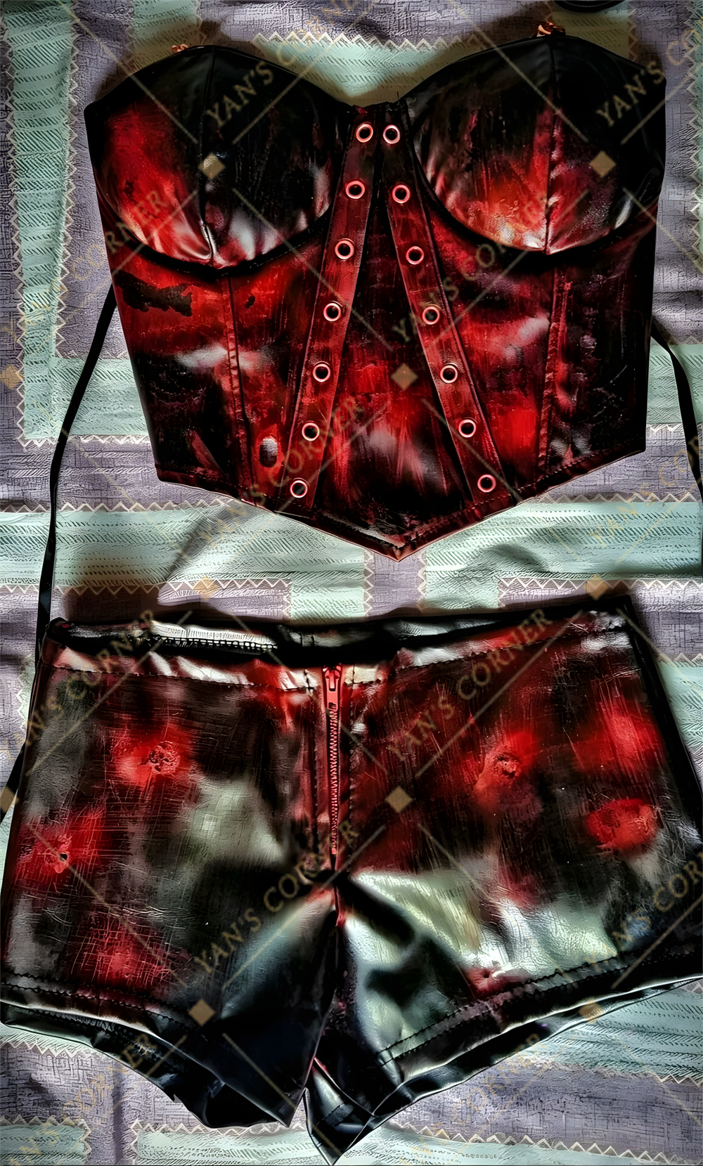 Custom Made Blacksouls2 Red Hood Crimson Theme Cosplay Full Set Of Clothing