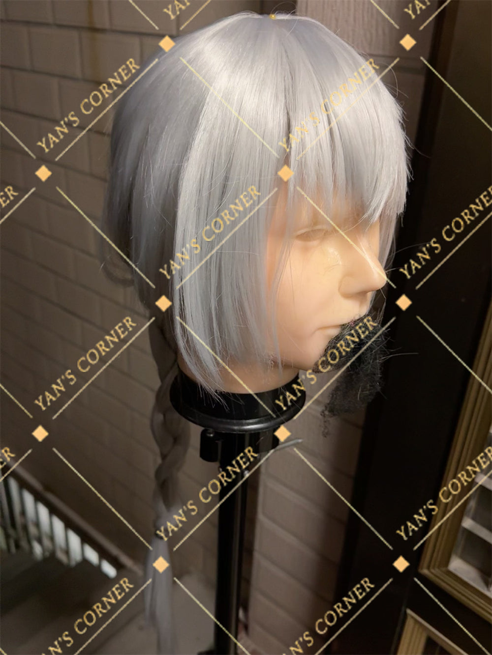 Custom Made Blacksouls2 White Rabbit Norden Cosplay Set Including Wig And Props