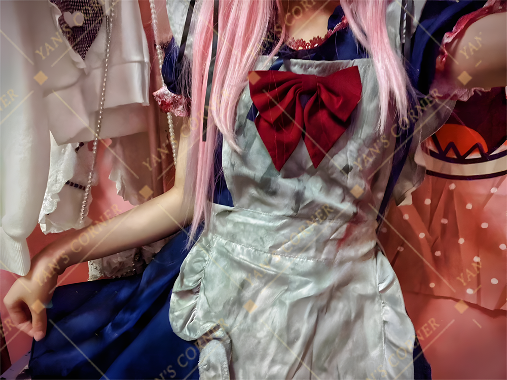 Custom Made Blacksouls2 Maid Victoria Crimson Theme Cosplay Full Set Of Clothing